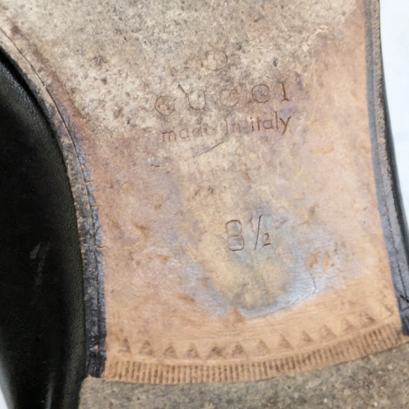 Gucci Horsebit Loafers Black Men 9 Leather - Picture 13 of 15